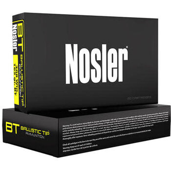 Nosler Nosler 40050 BT Ballistic Tip Rifle Ammo 243 WIN, Hunting, 90 Grains