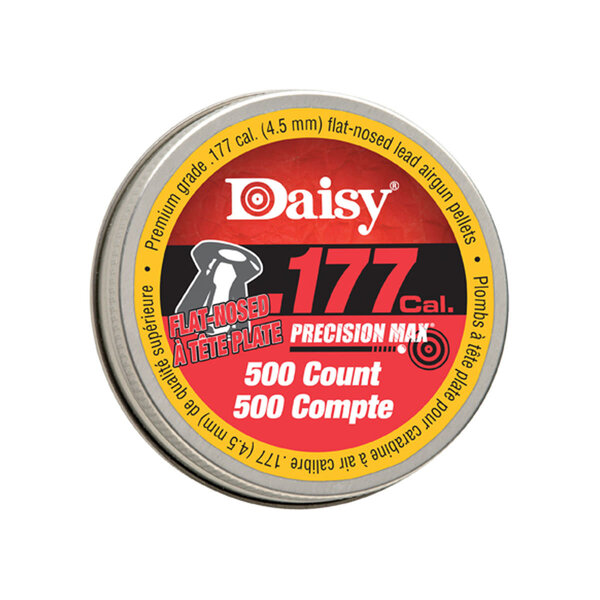 Daisy Daisy Outdoor Products Pellets .177 Caliber 7.72 Grains Flat Nose Tin of 500