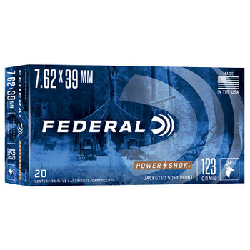 Federal Federal 7.62X39 Rifle Ammo SOV, SP, 123 Grains
