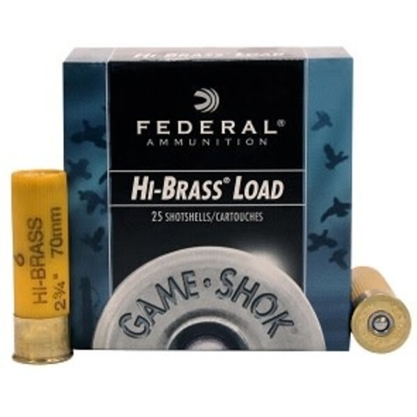 Federal Game-Shok Upland - Hi-Brass Shotshell 20 GA, 2-3/4 in 1oz