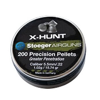 Stoeger Stoeger X-Hunt Pellets .22 cal .102g/15.74gr 200ct