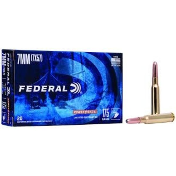 Federal Federal 7mm Mauser 175 Gr SP RN