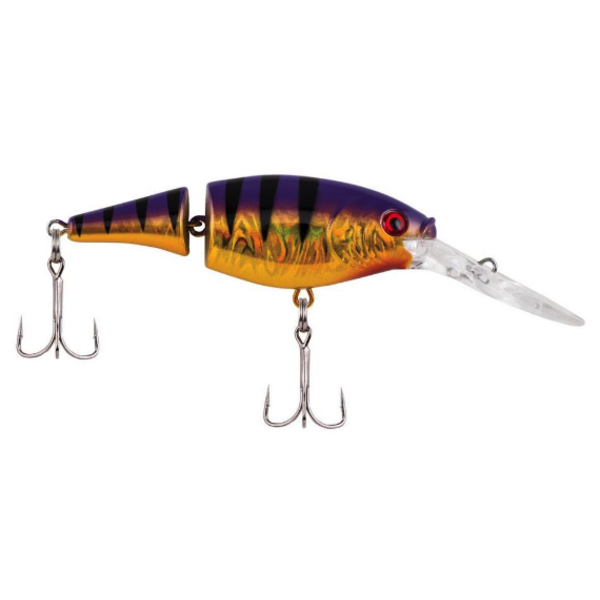 Berkley Flicker Shad Jointed 3" Slick Purple Bengal 7-9’ Dive