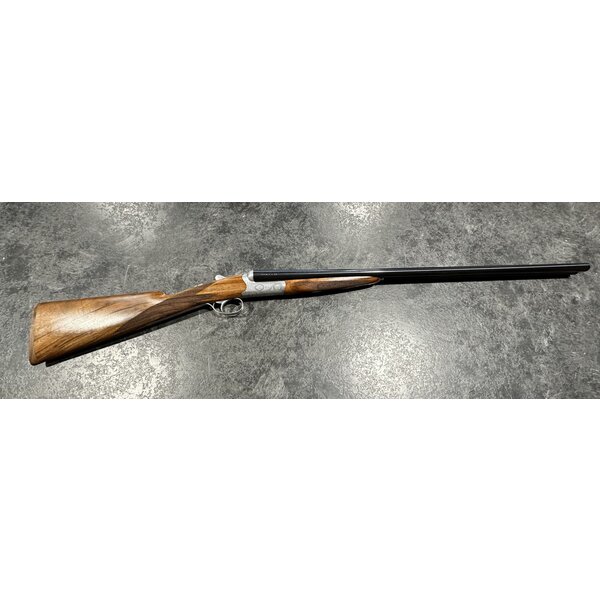 Beretta 486 Parallelo 20ga Floral English Stock 28' Side/Side ST w/Chokes & Case