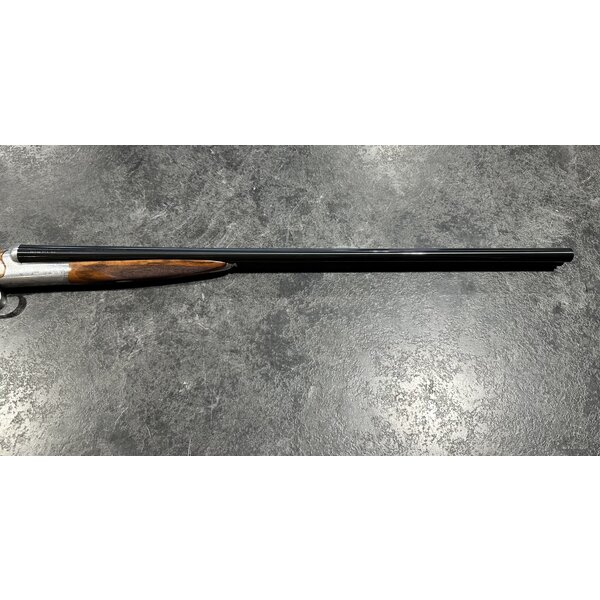 Beretta 486 Parallelo 20ga Floral English Stock 28' Side/Side ST w/Chokes & Case
