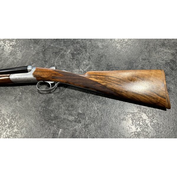 Beretta 486 Parallelo 20ga Floral English Stock 28' Side/Side ST w/Chokes & Case