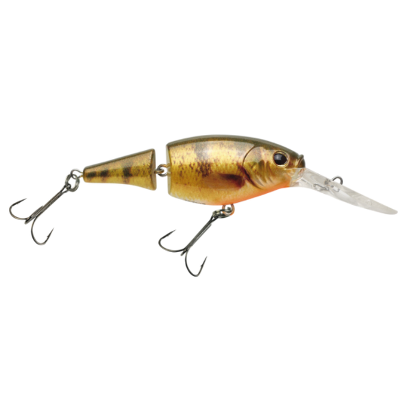 Berkley Flicker Shad Jointed 3" HD Yellow Perch 7-9’ Dive