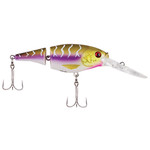 Berkley Flicker Shad Jointed 3" Purple Tiger 7-9’ Dive