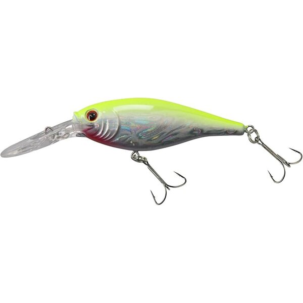 Berkley Flicker Shad. 3" 1/3oz Slick Chartreuse Pearl