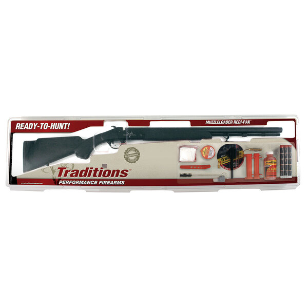 Traditions Redi-Pak Buckstalker XT Muzzleloader .50 cal Black/Blued