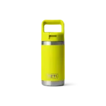 Yeti Rambler Jr 355mL Kids Water Bottle w/Color Match Straw Cap. Firefly Yellow