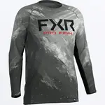 FXR M Derby Swell Air UPF Longsleeve Grey/Red