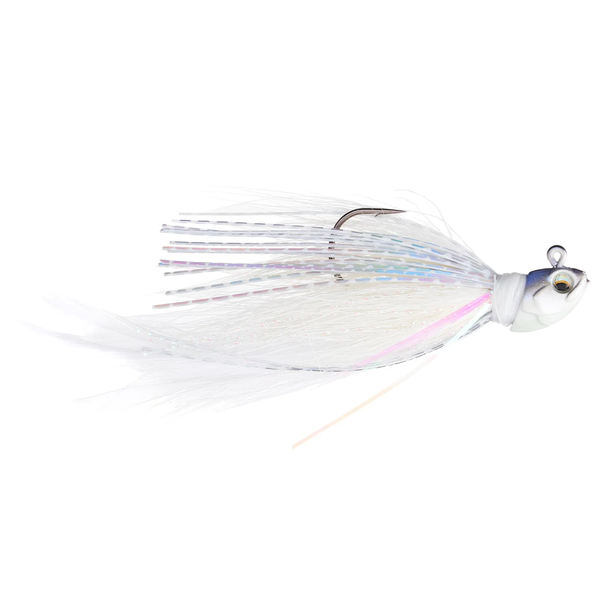 6th Sense Flock Hair Jig 3/8oz Shad Ice