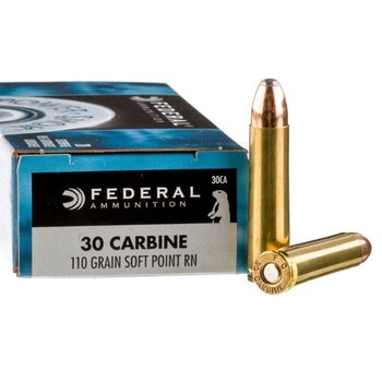 Federal 30 Carbine 110gr SP Ammunition