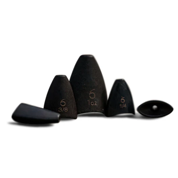 6th Sense Tungsten Pitch Flat Flipping Weight 1/4oz 3-pk