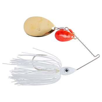 Nichols Pulsator Kicker 1/2oz Spinnerbait Colorado Indiana Snow Red