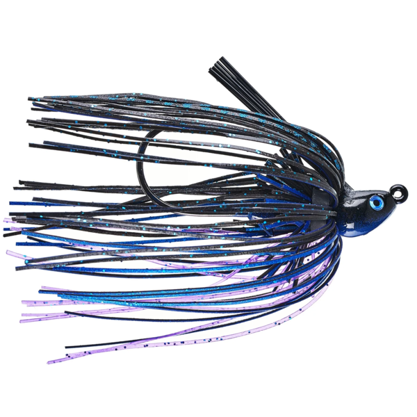 Dirty Jigs Tackle Finesse Swim Jig Black Blue & Purple 1/4oz