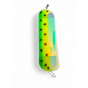 Ito Flies Ito Flasher 8"  Green Glow Leopard