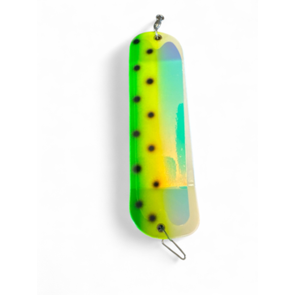 Ito Flies Ito Flasher 8"  Green Glow Leopard