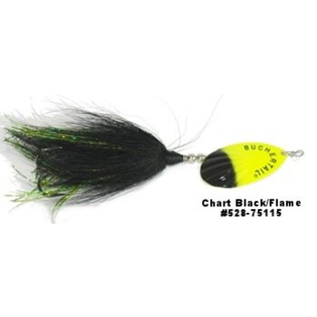 Joe Bucher Tin-Buck 2 Buchertail Chart/Blk/Flame