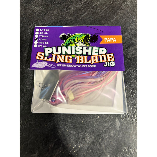 Punisher Jigs Punisher Sling Blade Papa Pink/White 1/2oz