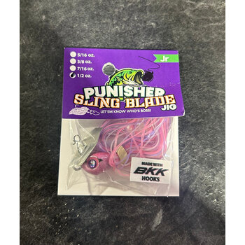 Punisher Jigs Sling Blade Jr. Pink/White 3/8oz