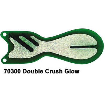 Dreamweaver Spin Doctor 6" Flasher Emerald Green /Double Crush Glow