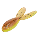 Strike King Mr Crappie Teen-Zee Tails 1.25" 15-pk Pumpkin Chartreuse
