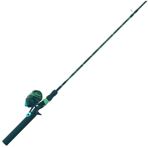 Zebco Splash Grunge Green 6'M Spincast Combo 2-pc