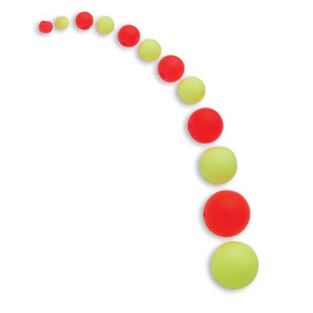 Do-it Beads Fluorescent Red Plastic #4 100-pk