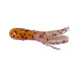 Phenix 1.5" Salty Tube. Golden Yellow Core/Med Red Flake