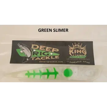 Deep Rig Tackle Artificial Herring Mag Green Slimer