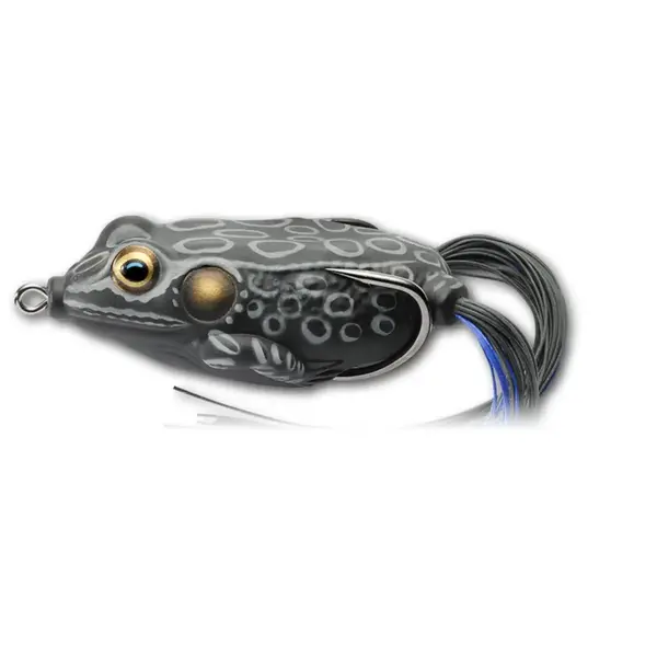 Live Target Hollow Body Frog. 1-3/4" Black 1/4oz