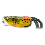 Live Target Hollow Body Popper Frog. Emerald Red 2."