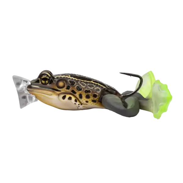 Live Target Ultimate Popper Frog 2-1/2" Brown Black 1oz
