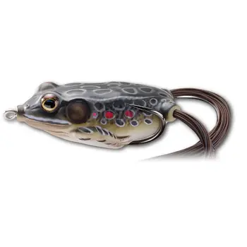 Live Target Hollow Body Frog. 1-3/4" Brown/Black 1/4oz