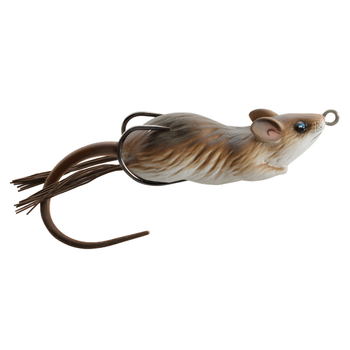 Live Target Hollow Body Field Mouse 2-1/4" Brown White