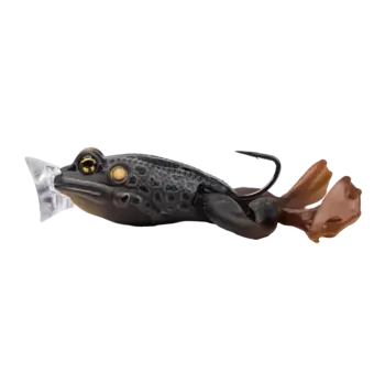Live Target Ultimate Popper Frog 2-1/2" Black  1oz