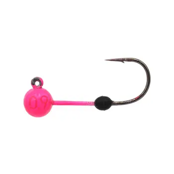 Euro Tackle Micro Finesse Soft-Lock Tungsten Jig Head 1/32oz #6 Pink 3-pk