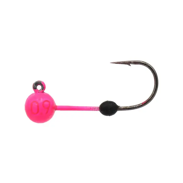 Euro Tackle Micro Finesse Soft-Lock Tungsten Jig Head 1/32oz #6 Pink 3-pk