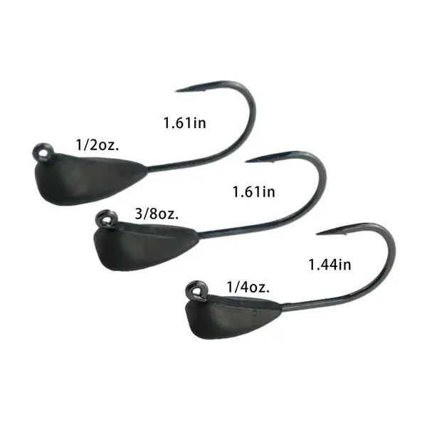 Tungsten 4 Anglers Finesse Goby Tube Jig 3-pk