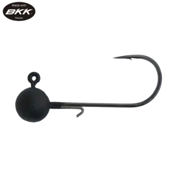 Tungsten 4 Anglers FFS Jig Head Matte Black 5-pk