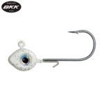 Tungsten 4 Anglers Dimiki Jig Head Pearl White 3-pk