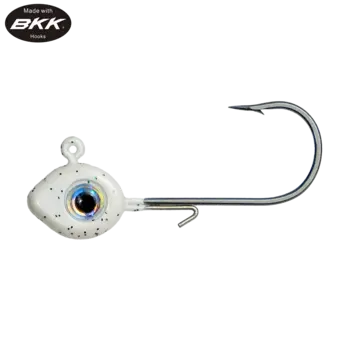Tungsten 4 Anglers Dimiki Jig Head Pearl White 3-pk