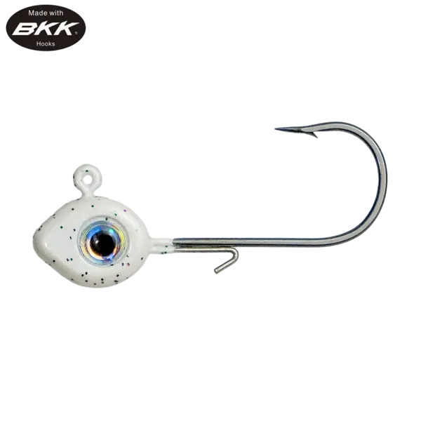 Tungsten 4 Anglers Dimiki Jig Head Pearl White 3-pk