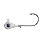 Tungsten 4 Anglers Bomb Jig Head Pearl White 3-pk