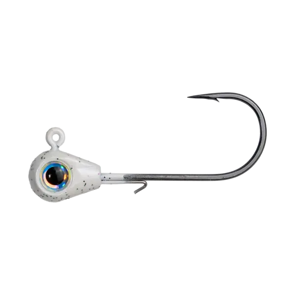 Tungsten 4 Anglers Bomb Jig Head Pearl White 3-pk