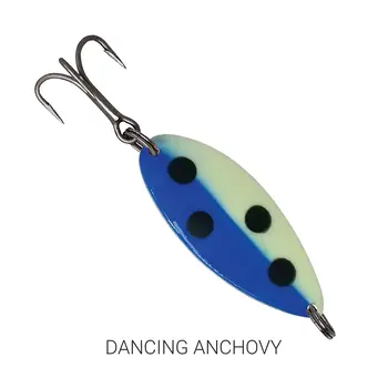 Acme Little Cleo Moonshine Glow Spoon Glow Dancing Anchovy 2/5oz