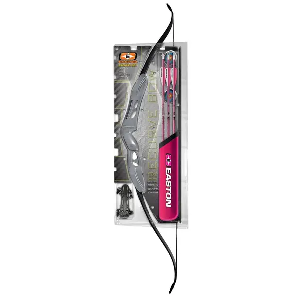 Easton Beginner  Recurve  Bow Kit RH/LH Pink