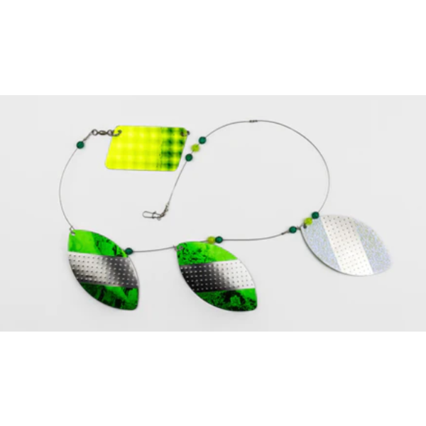 Opti Tackle Custom Cowbell 5" Light Green Dew/Glow Back